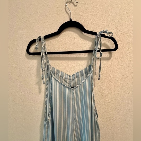 bobiBLACK Los Angeles stripped blue jumpsuit, size S - Picture 5 of 7